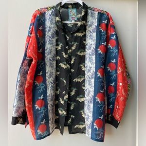 Johnny was button-down blouse, size medium